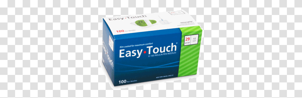 Easy Touch Pen Needles, Box, Carton, Cardboard, Rubber Eraser Transparent Png