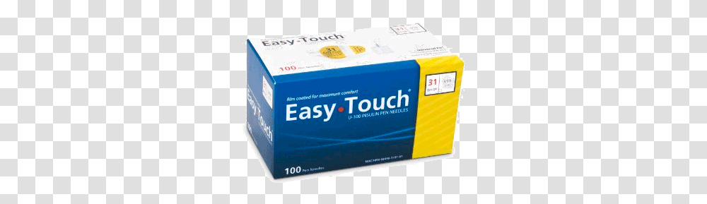 Easy Touch Pen Needles, Box, Food, Electronics, Carton Transparent Png