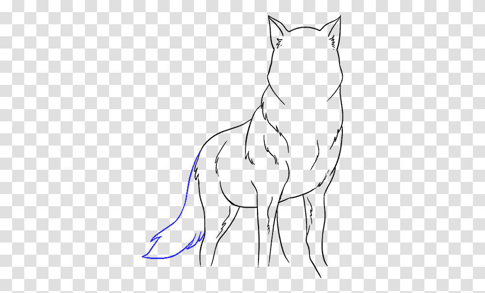 Easy Wolf Drawing, Outdoors, Astronomy Transparent Png