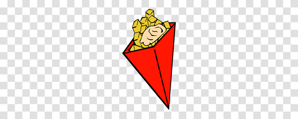 Eat Food, Cone, Hand, Kite Transparent Png