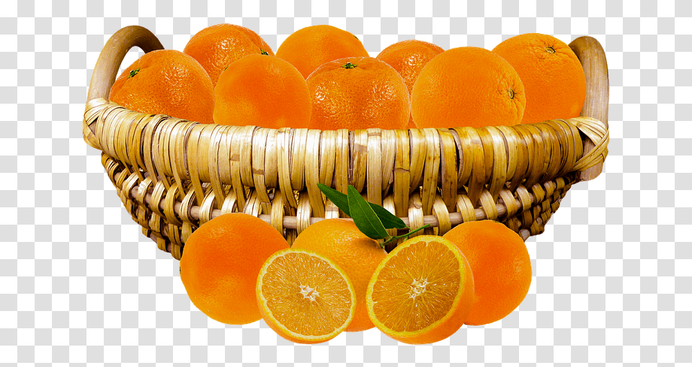Eat Drink Food Fruit Fruit Basket Isolated Orange Orange Basket, Citrus Fruit, Plant, Produce, Grapefruit Transparent Png