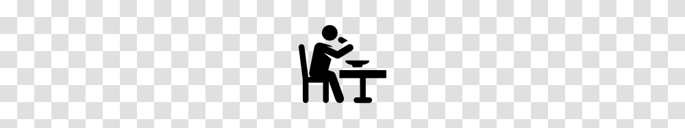 Eat Icons, Person, Kneeling, Stencil Transparent Png