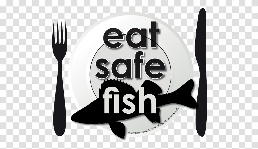 Eat Safe Fish, Fork, Cutlery Transparent Png