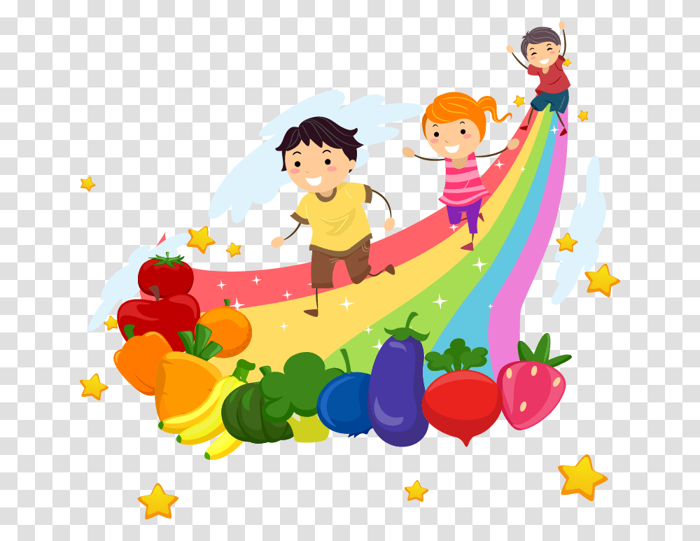 Eat The Rainbow For Kids, Purple, Doodle Transparent Png