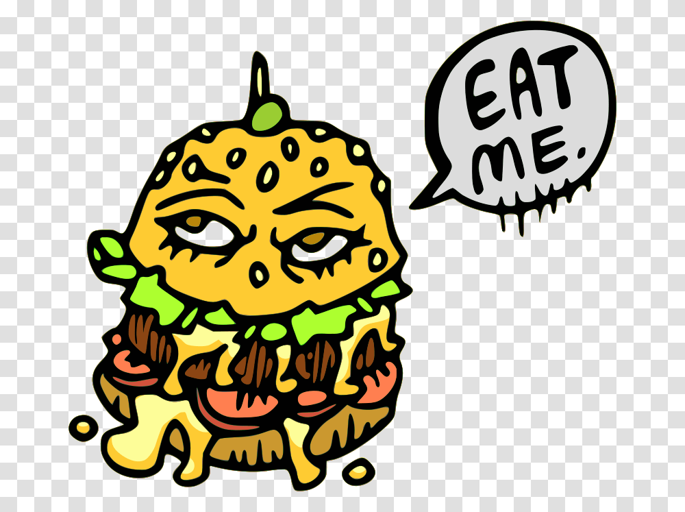 Eat This Burger, Plant, Label Transparent Png