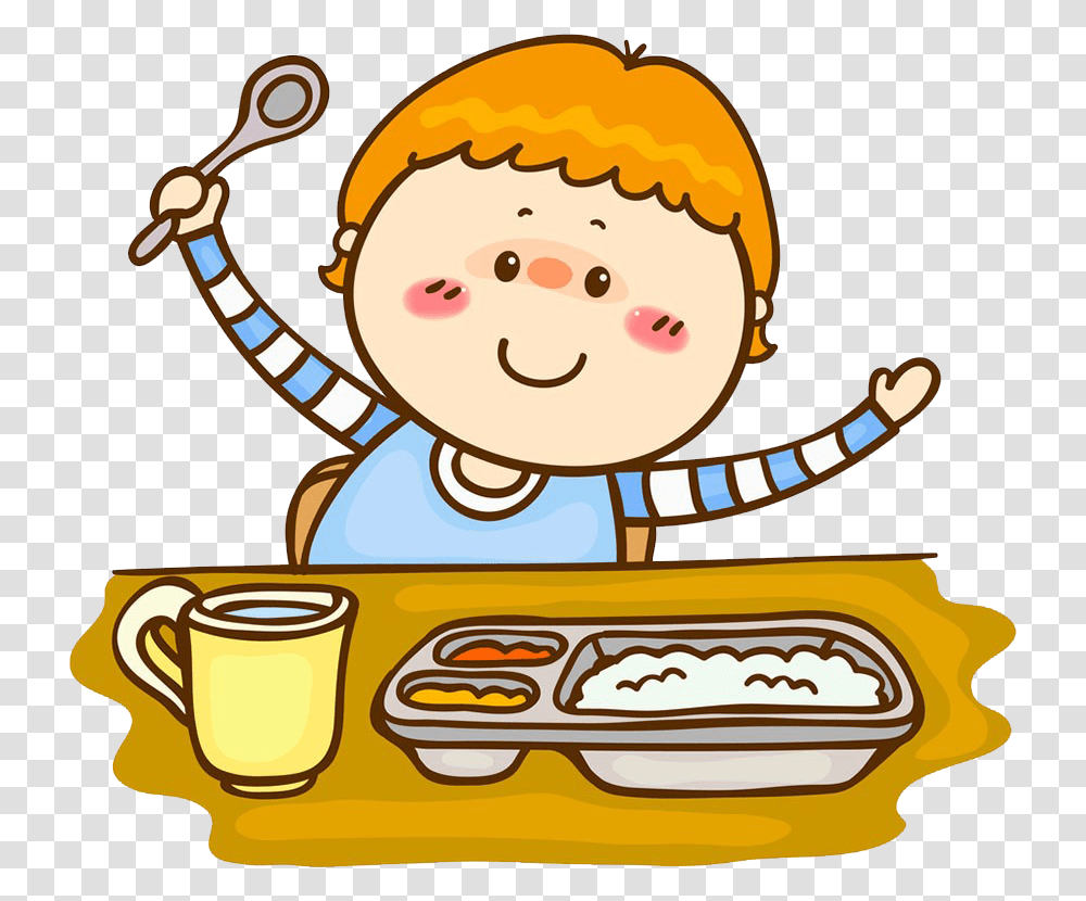 Eating Boy Cartoon, Coffee Cup, Beverage, Drink, Food Transparent Png
