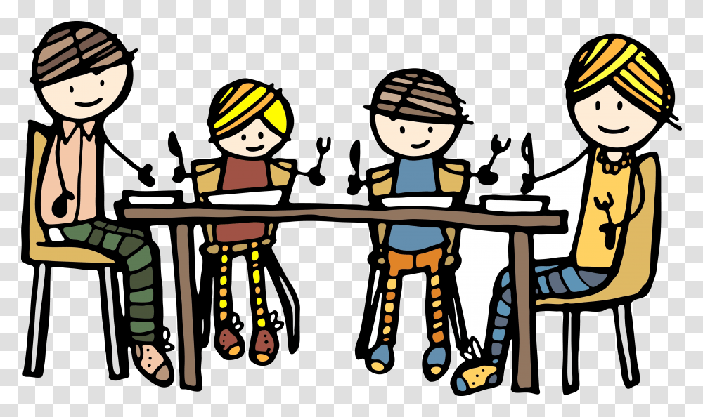 Eating Clipart Dinner Time Clip Art, Person, Helmet, Poster, Book Transparent Png