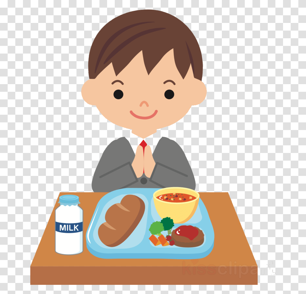 Eating Dinner Child Image Clipart Free Child Eating Dinner Clipart, Label, Food, Bowl Transparent Png