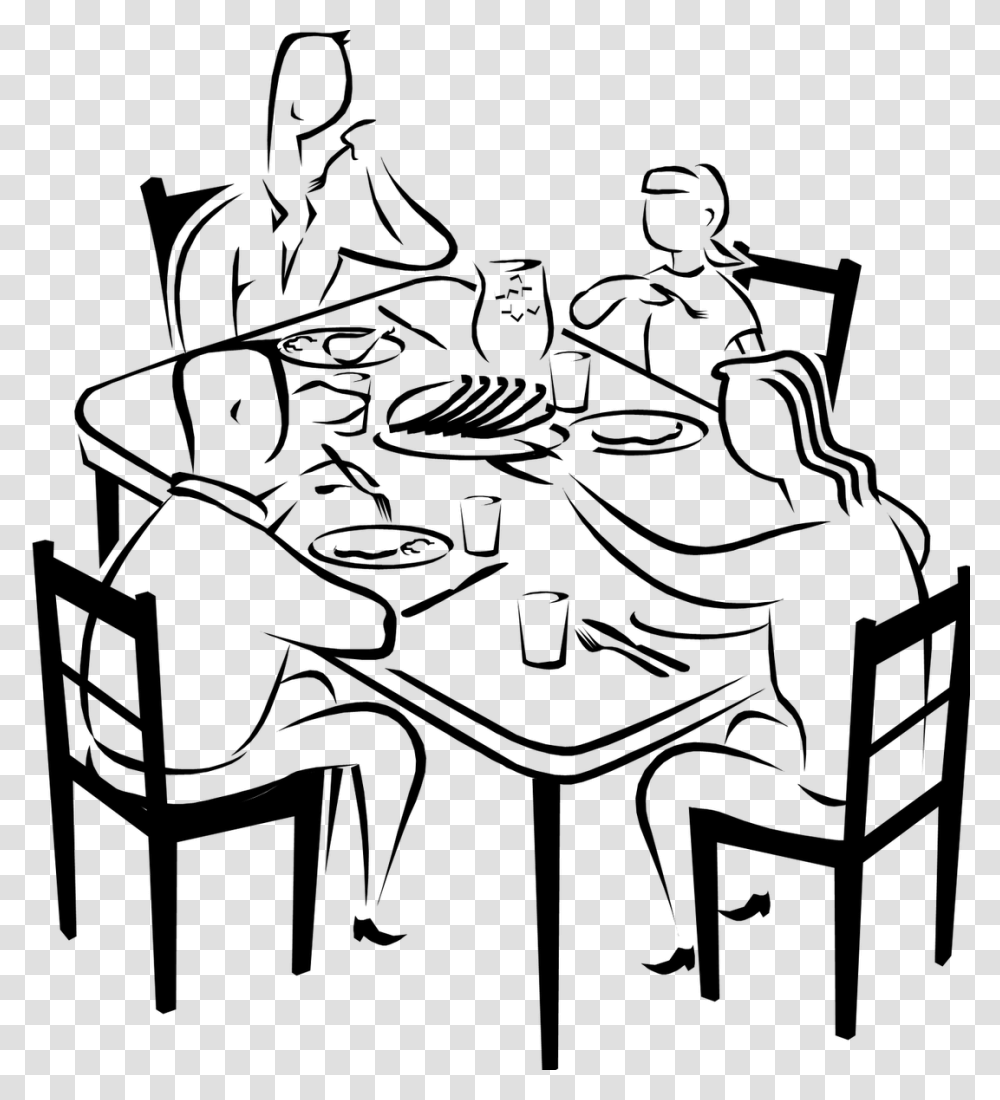 Eating Drawing Dinner Breakfast Clip Art, Gray, World Of Warcraft Transparent Png