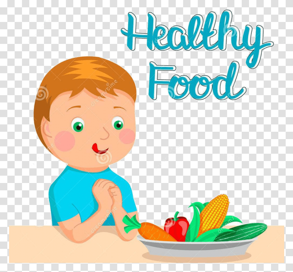 Eating Healthy Clipart Food Station Magnificent Free Healthy Food Eating Images Cartoon, Bowl, Female, Lunch, Meal Transparent Png