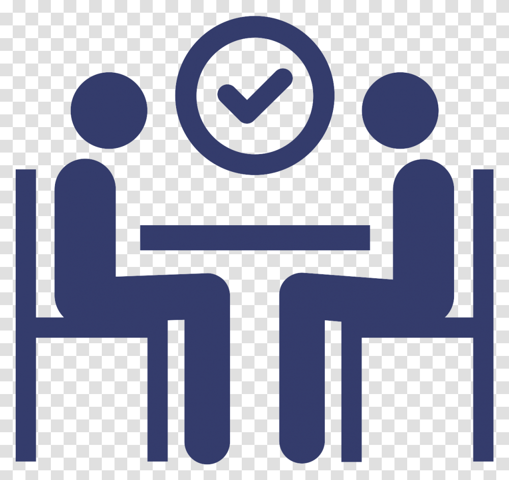 Eating In Restaurant Icon Download 2 People Meeting Icon, Cross, Number Transparent Png
