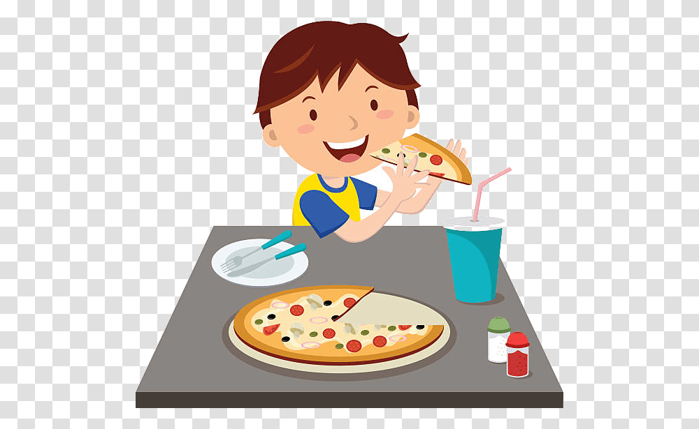 Eating Pizza Clipart Eating Pizza Clip Art, Person, Human, Food, Hot Dog Transparent Png