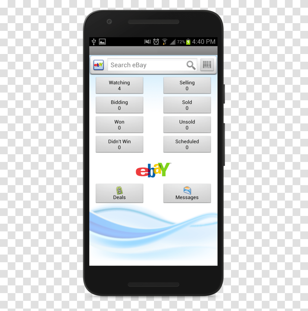 Ebay Andro1 3 Sign Out On Ebay App, Mobile Phone, Electronics, Cell Phone, Iphone Transparent Png