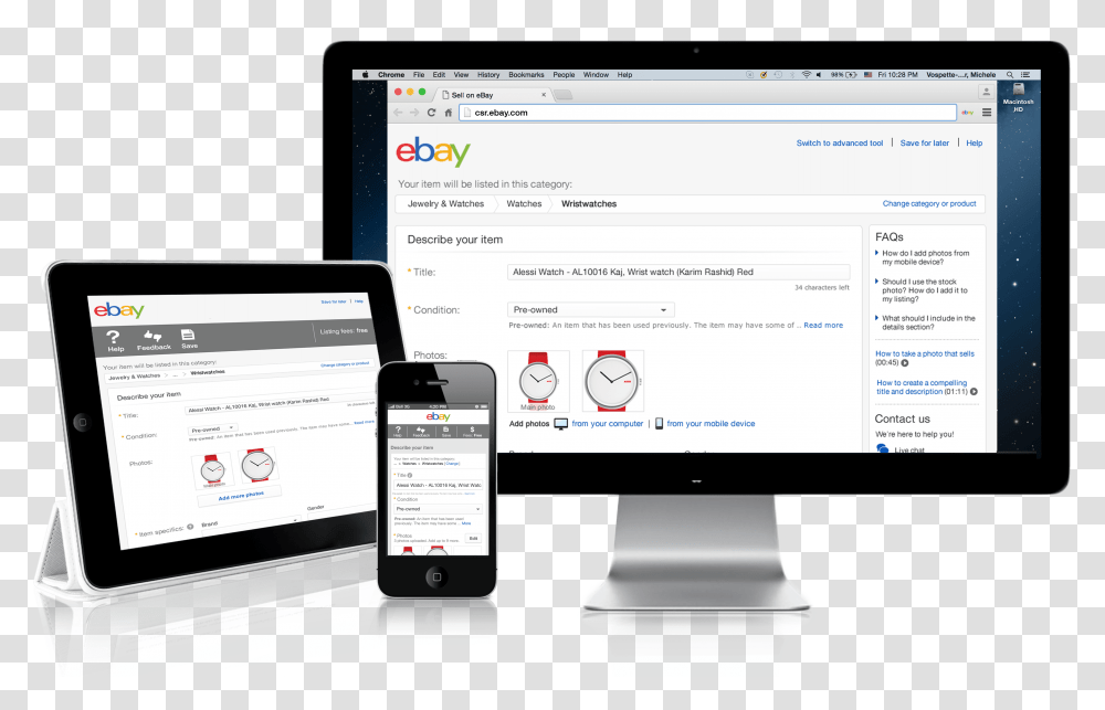 Ebay Consumer Toconsumer Listing Flow Technology Applications, Mobile Phone, Electronics, Cell Phone, Computer Transparent Png
