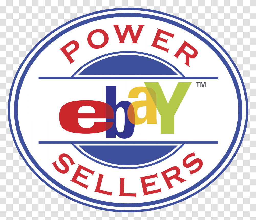 Ebay Power Sellers Logo Ebay Power Seller Logo, Label, Text, Symbol, Alphabet Transparent Png
