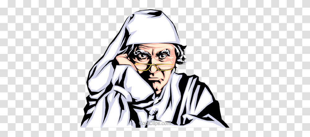 Ebenezer Scrooge Royalty Free Vector Clip Art Illustration, Helmet, Person, Face Transparent Png