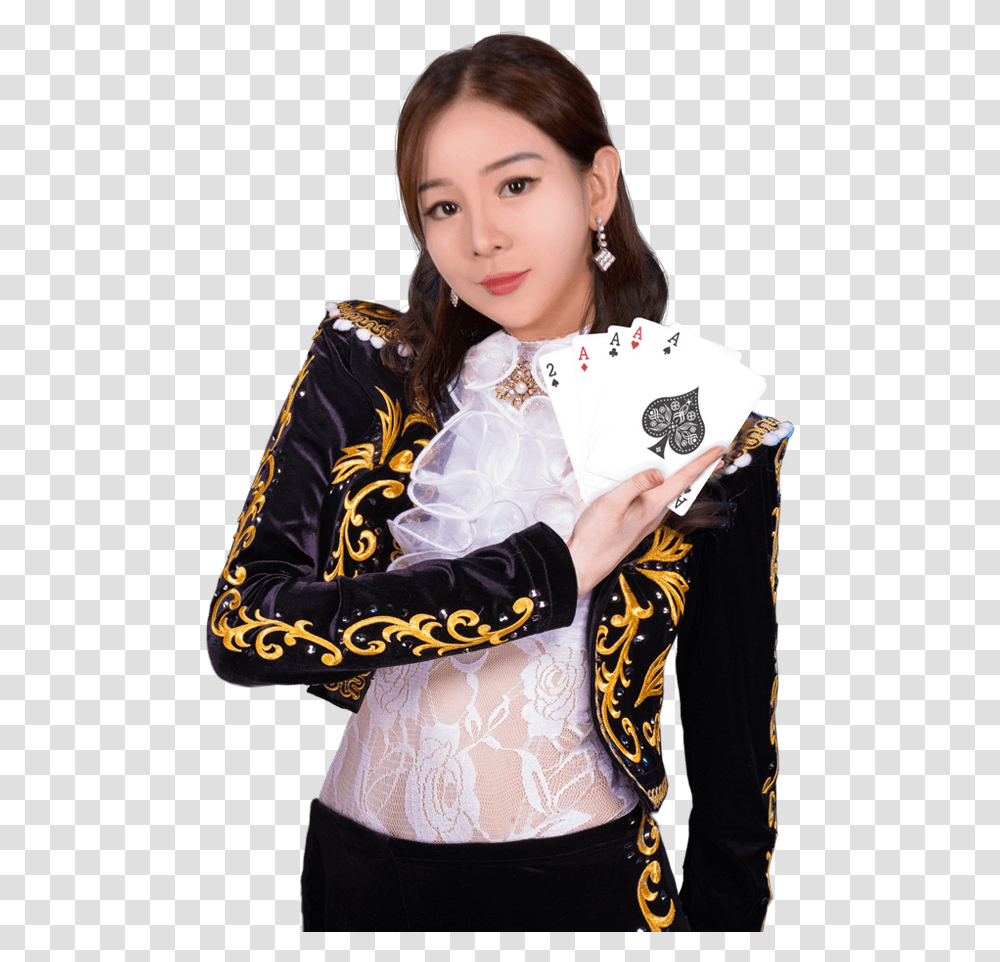 Ebet Casino Girl, Person, Performer, Sleeve Transparent Png