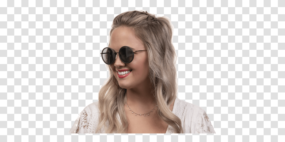 Ebony Amp Vintage Bronze Sunglasses By Jord Girl, Accessories, Accessory, Blonde, Woman Transparent Png