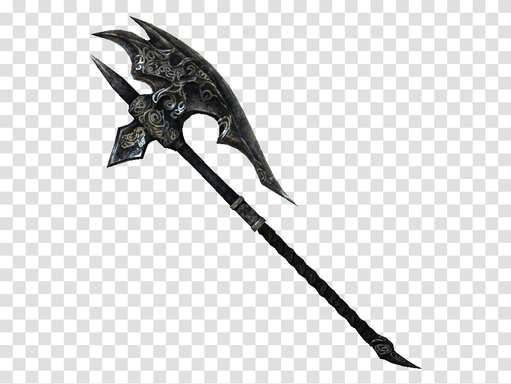 Ebonybattleaxe Two Handed Battle Axes, Weapon, Weaponry, Sword, Blade Transparent Png