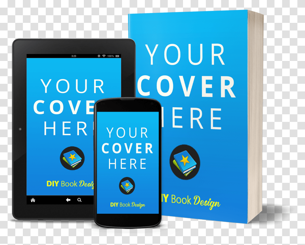 Ebook Cover Mockup, Mobile Phone, Electronics, Cell Phone, Computer Transparent Png