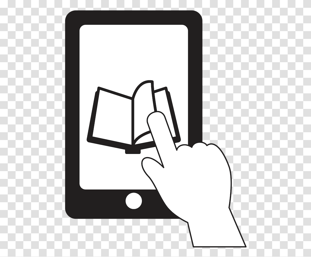 Ebook E Book Black Background Clipart, Computer, Electronics, Tablet Computer Transparent Png