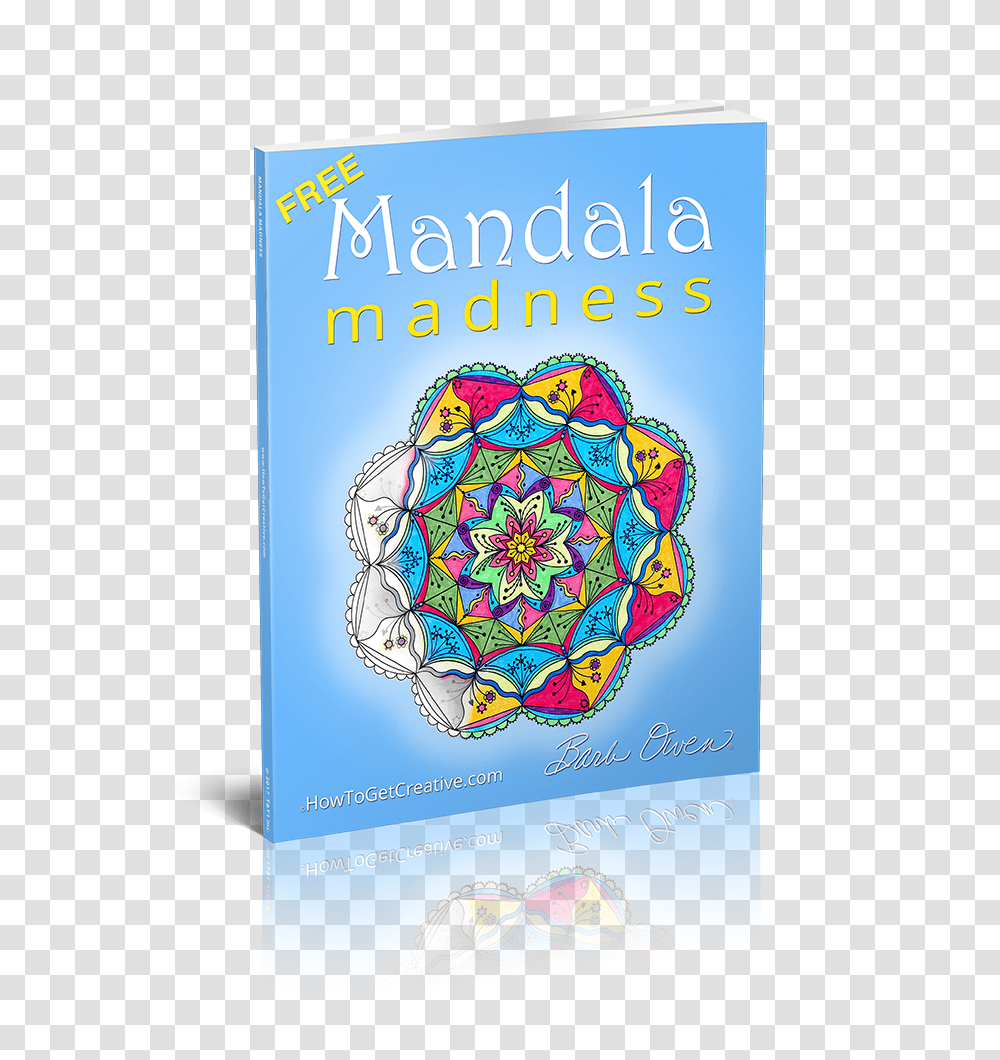 Ebook Mandala Madness, Poster, Advertisement, Flyer, Paper Transparent Png