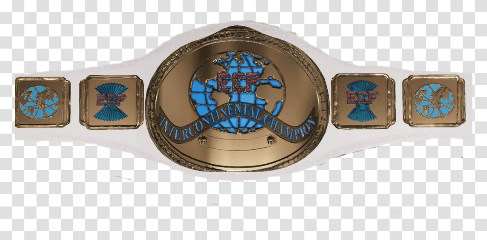 Ecf Intercontinental Championship Emblem, Buckle, Belt, Accessories, Accessory Transparent Png