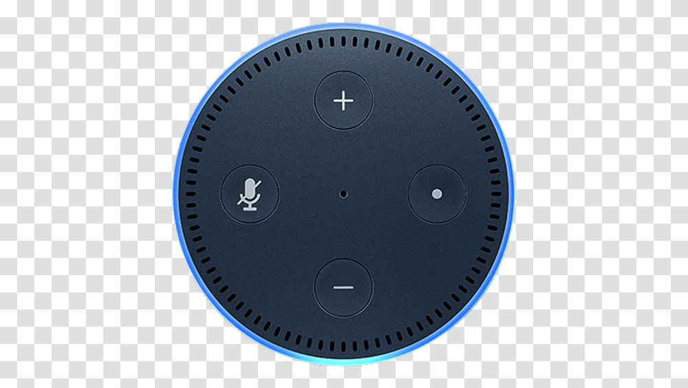 Echo Dot Amazon Echo Dot Top, Disk, Electronics Transparent Png