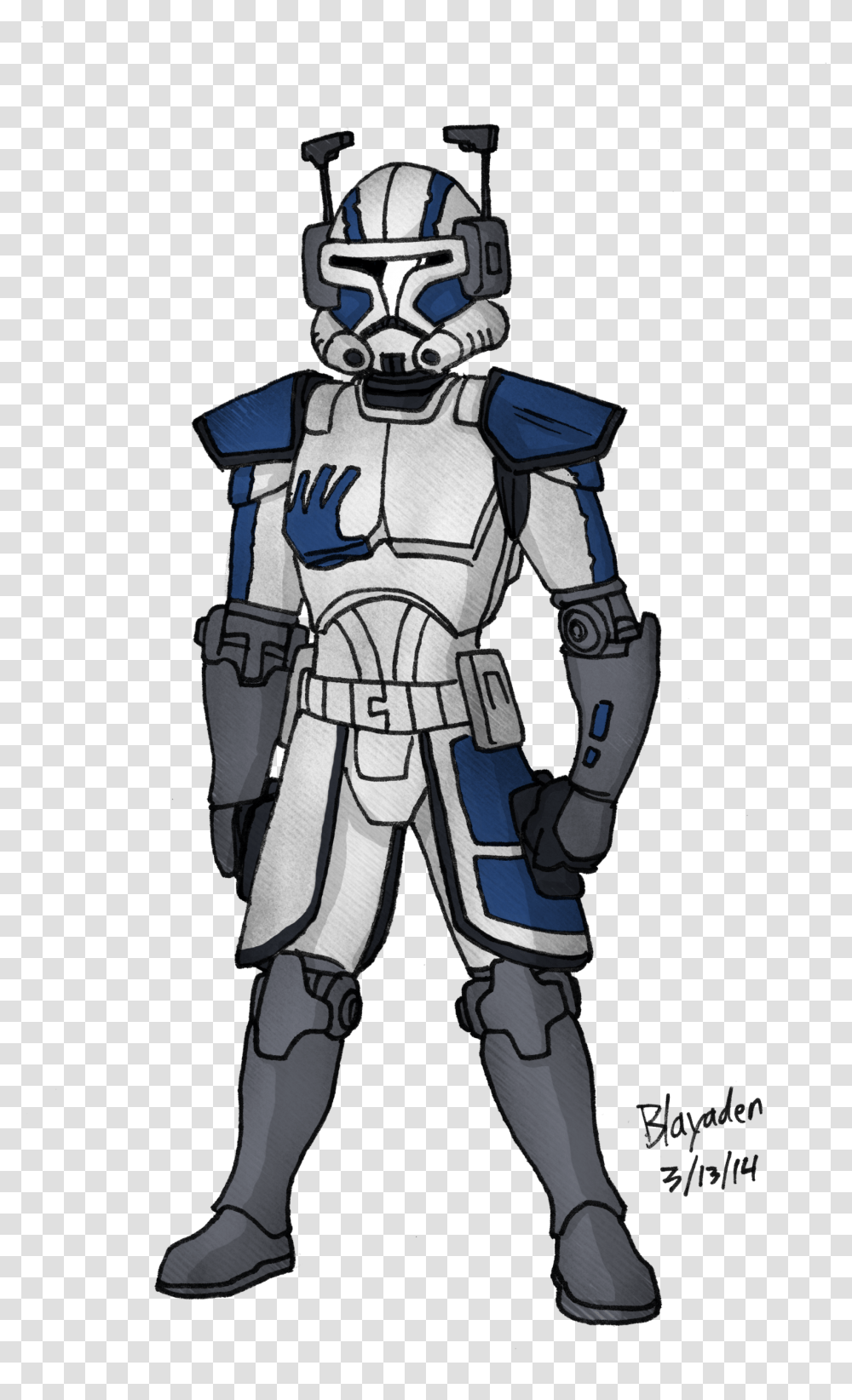 Echo Drawing Star Wars, Person, Human, Armor, Robot Transparent Png