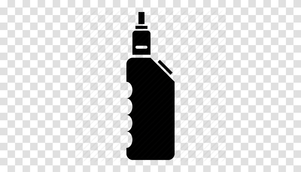 Ecig Ecigarette Mod Rda Smoke Tank Vape Vaping Vv Icon, Bottle, Ink Bottle, Cylinder Transparent Png