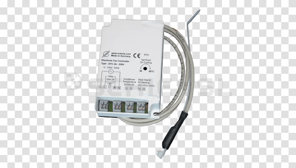 Eckerle Speed Controller Temperature Controlled Efc 4a 230v Portable, Adapter, Cable, Plug, Electrical Device Transparent Png
