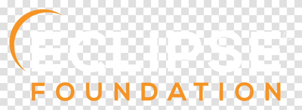 Eclipse Foundation White Amp Orange Logo Shaban, Word, Alphabet, Label Transparent Png