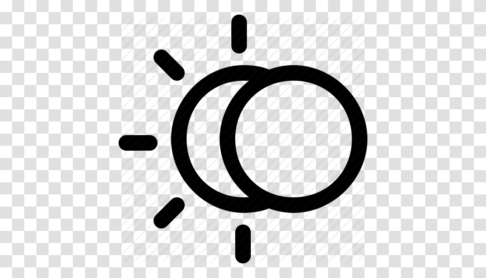 Eclipse Lunar Moon Sun Sun Moon Weather Icon, Diamond Transparent Png