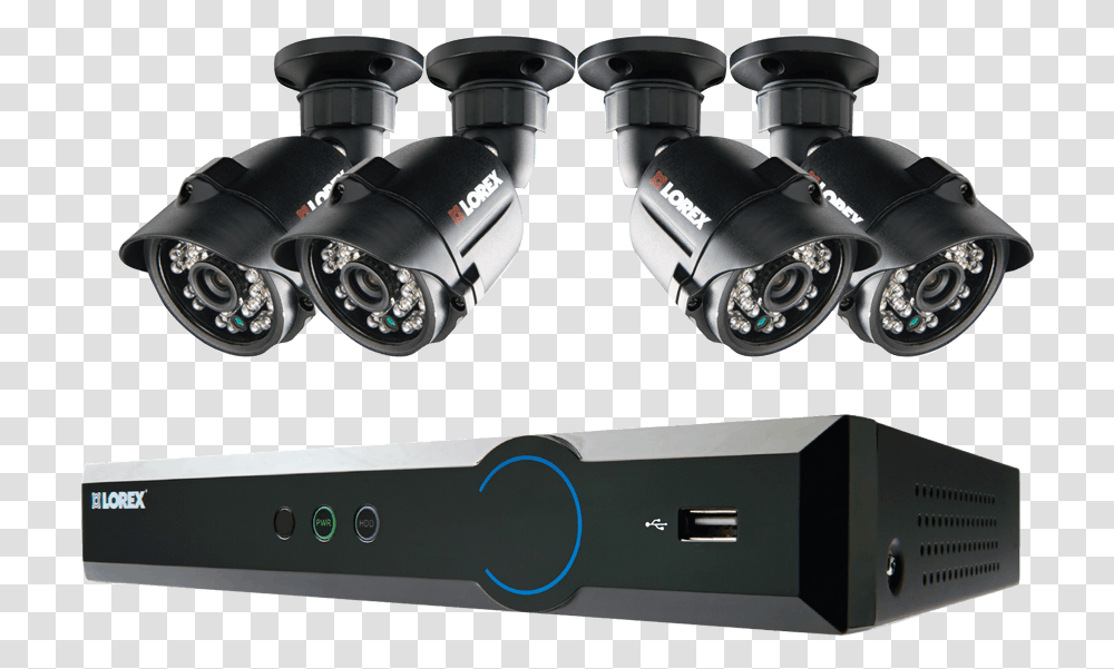 Eco Blackbox 3 Series 4 Channel Security Camera Lorex Security Cameras, Electronics, Adapter, Video Camera, Plug Transparent Png