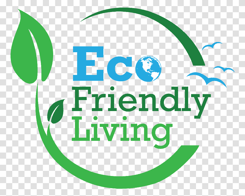 Eco Friendly Living Graphic Design, Logo, Alphabet Transparent Png