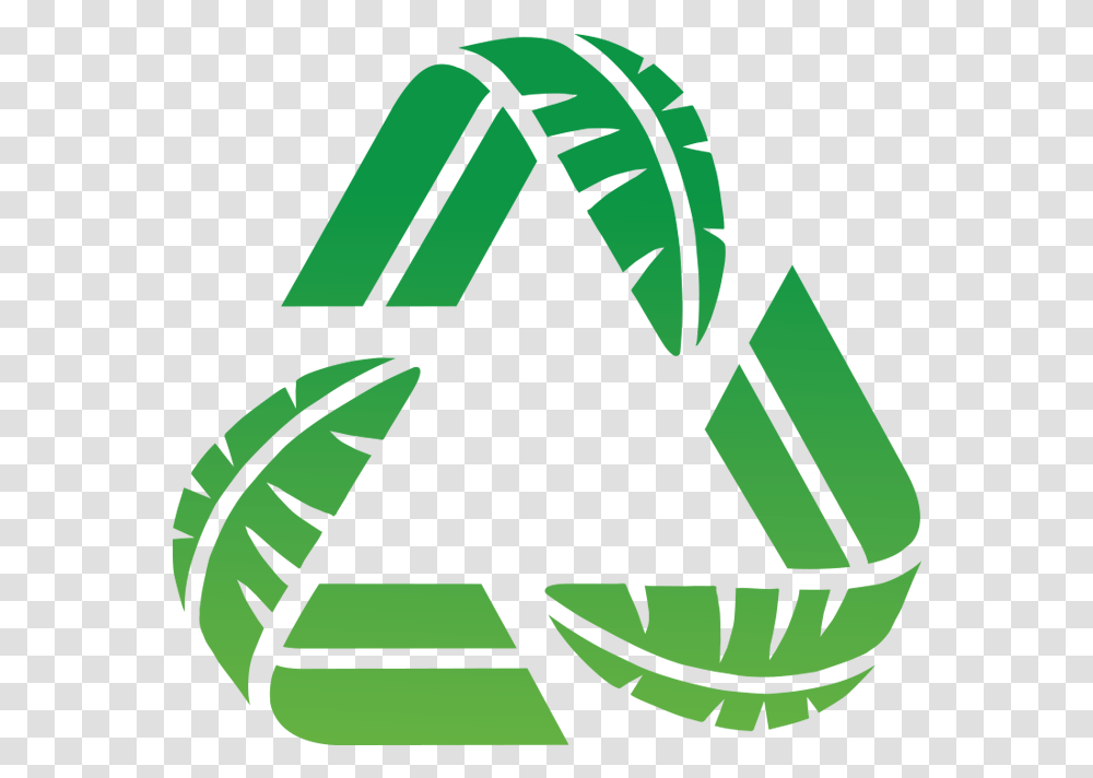 Eco Friendly Logo Green Banana Paper, Recycling Symbol, Trademark Transparent Png