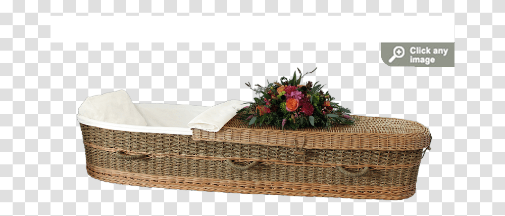 Eco Friendly Seagrass Casket Coffin, Basket, Funeral, Plant, Flower Transparent Png