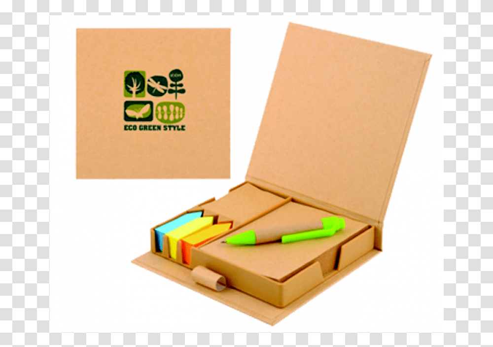 Eco Friendly Sticky Note Set Plywood, Box, Pencil Box Transparent Png