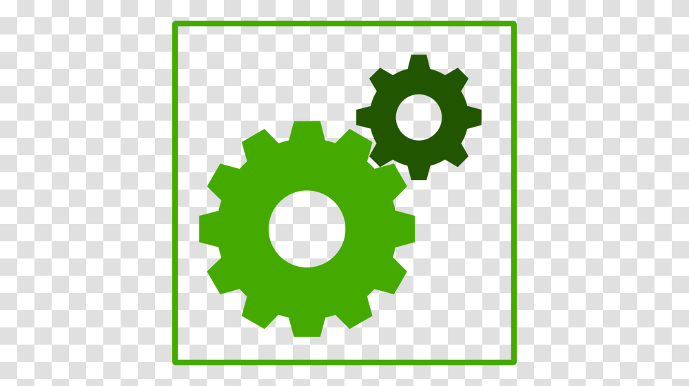 Eco Green Machine Icon Vector Clip Art, Gear, Poster, Advertisement, Wheel Transparent Png