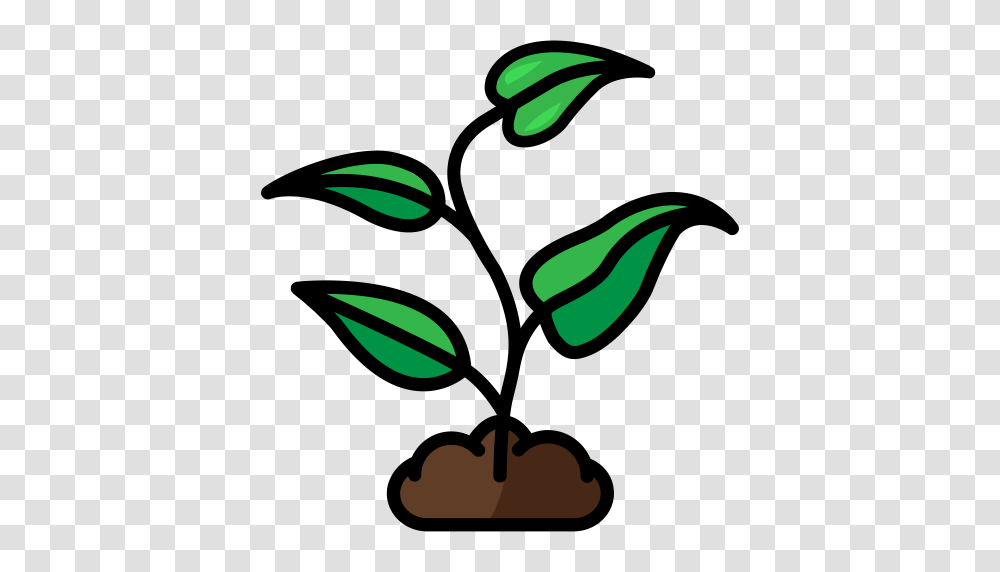 Eco Growth Plant Science Sprout Icon, Stencil, Face Transparent Png
