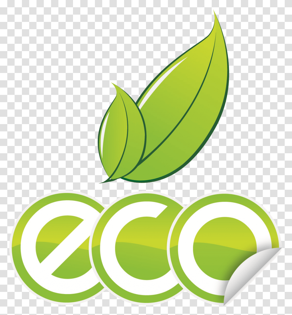 Eco Logo Vertical, Green, Plant, Leaf, Food Transparent Png