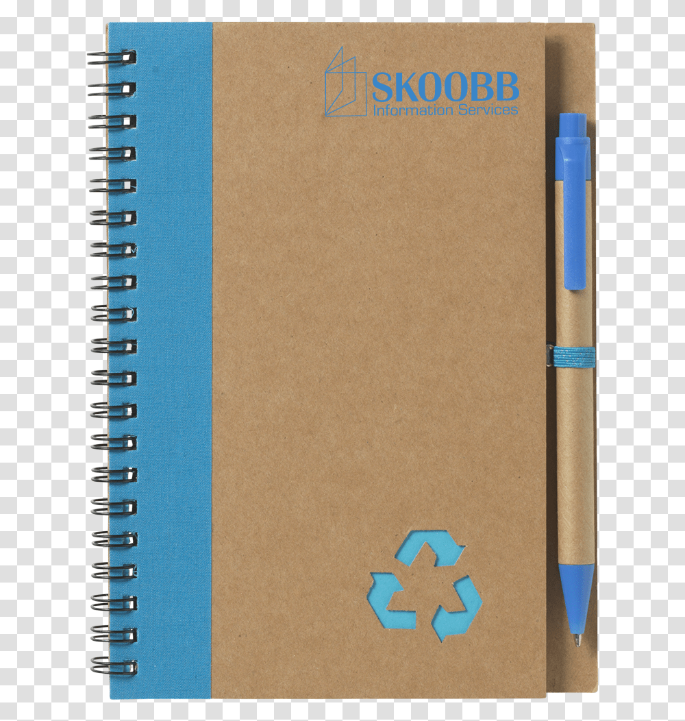Eco Notitieboekje Met Pen Bedrukken, Cardboard, Book, Rug Transparent Png