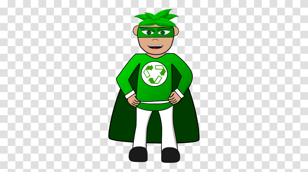Ecology Superhero, Recycling Symbol, Green, Toy, Elf Transparent Png