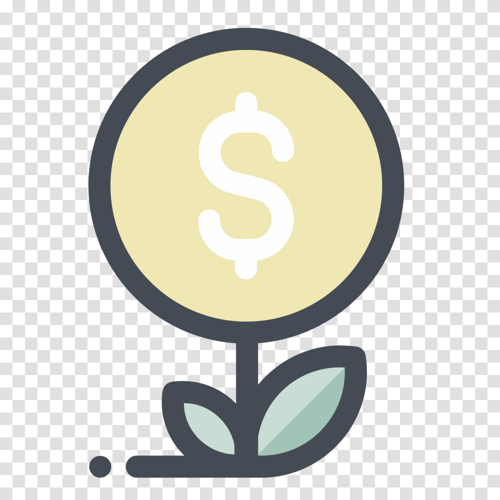 Economic Growth Icon, Number, Gold Transparent Png