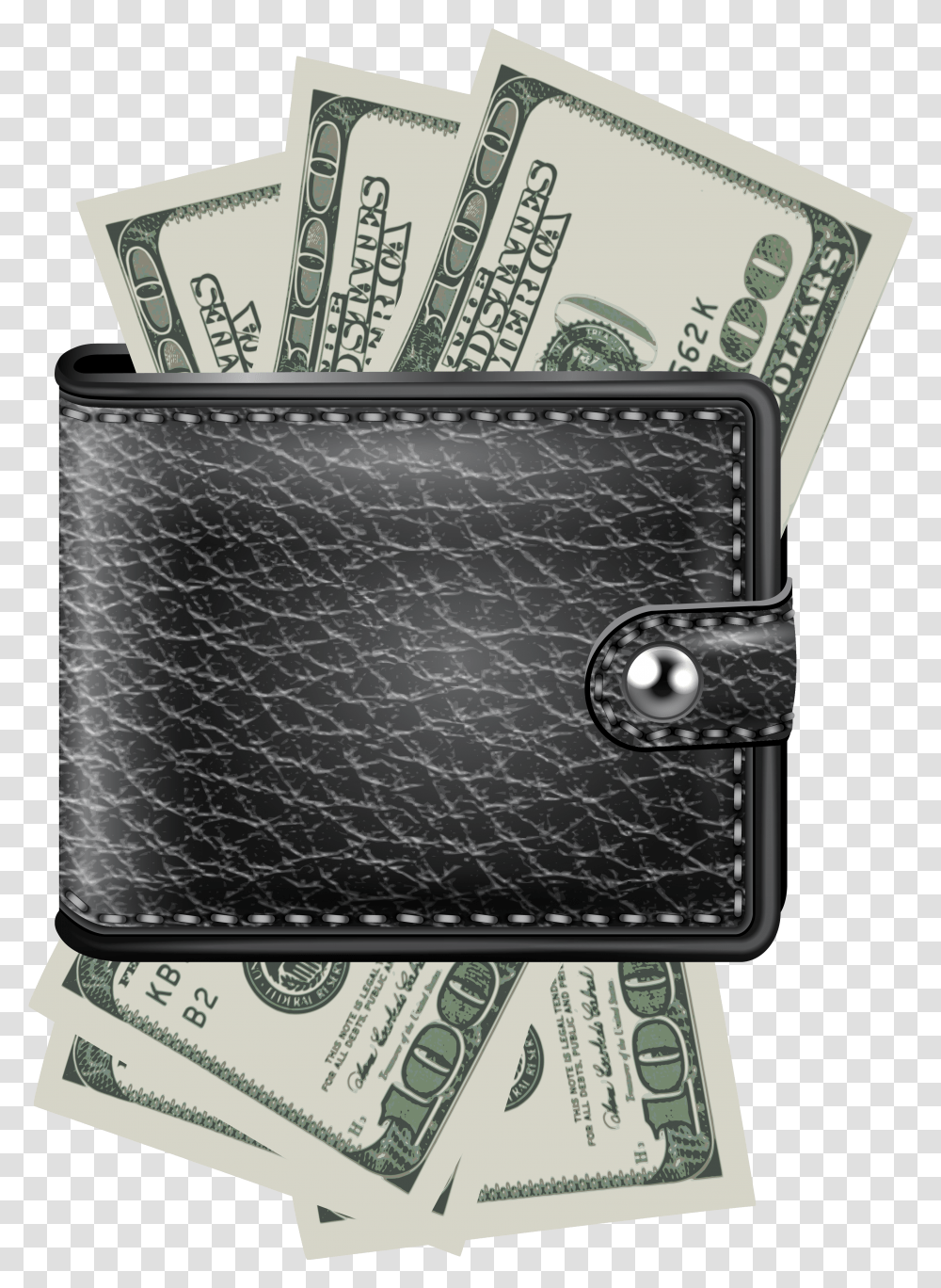 Economy Clipart Dollar Bill Wallet With Money, Accessories, Accessory Transparent Png
