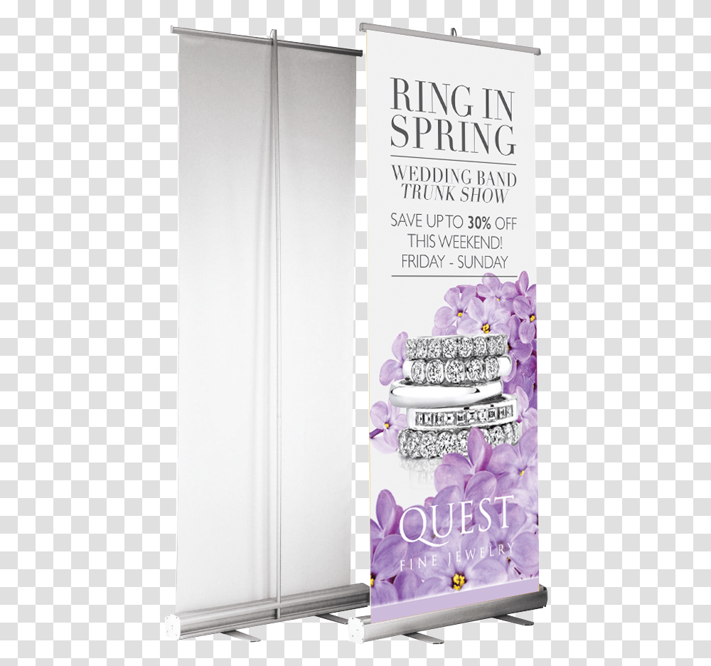 Economy Retractable Banners Banner, Accessories, Jewelry, Wedding Cake, Dessert Transparent Png