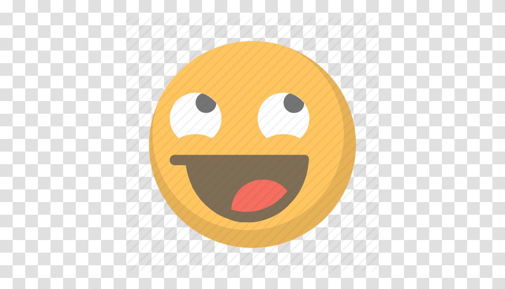 Ecstatic Emoji Face Happy Joy Omg Stoked Icon, Tape, Treasure, Logo Transparent Png