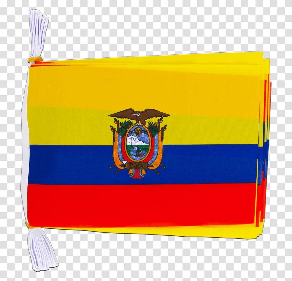 Ecuador Flag Bunting 3 M Ecuador Flag, Logo, Trademark, Emblem Transparent Png