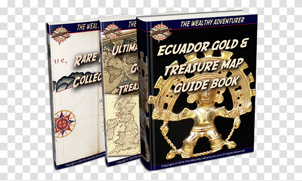 Ecuador Gold And Treasure Map - The Wealthy Adventurer Gold Bogot, Text, Poster, Advertisement, Buckle Transparent Png