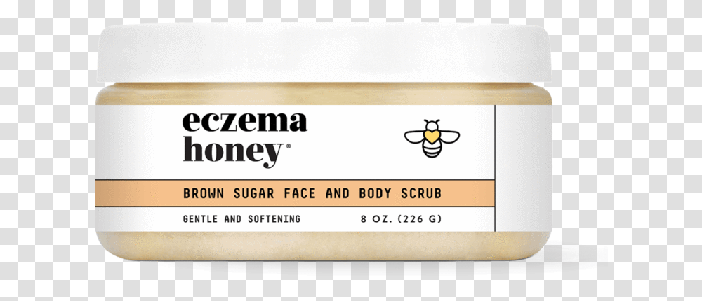 Eczema Honey Brown Sugar Face Amp Body Scrub Cosmetics, Label, Box, Paper Transparent Png